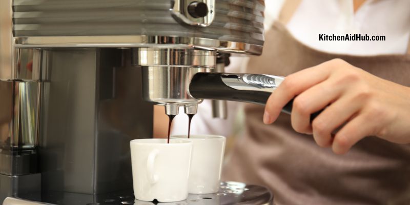 coffee maker with water dispenser