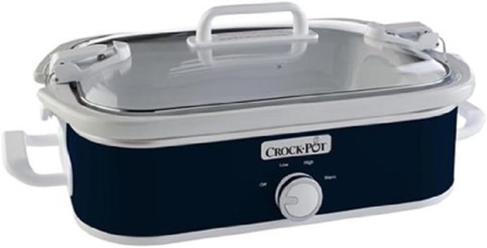 crock pot rectangular slow cooker