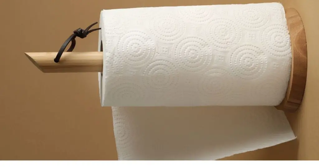 under cabinet paper towel holder